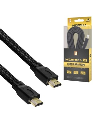CABO HDMI X HDMI 4K ACHATADO COM 1,8M UN.