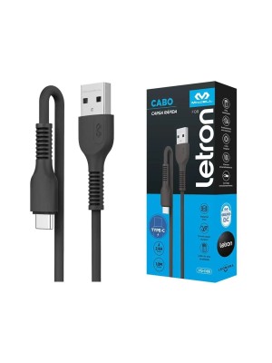 CABO TIPO C 2.4A 2M PRETO