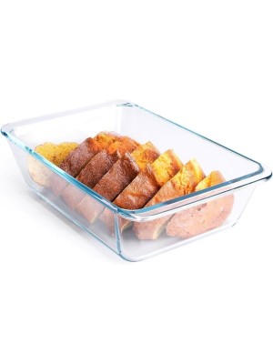 ASSADEIRA DE VIDRO RETANGULAR 3000ML UN.