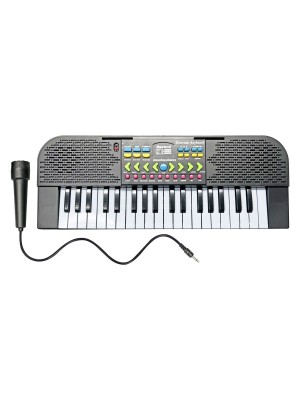 TECLADO PRO 37 TECLAS COM MICROFONE UN. 