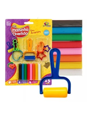MASSINHA KIT C/ ACESSORIOS 13PCS UN