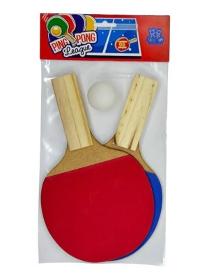 PING PONG KIT C/2 RAQUETES  UN. 