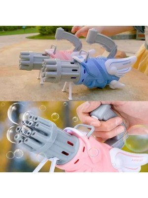 LANCA BOLHA COM LUZ E SOM BOLHAS DE ANJO 16X6.5X17CM UN.