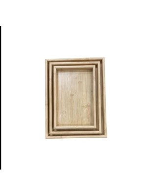 CONJ. BANDEJA MADEIRA EKOS QUADRADO UN.