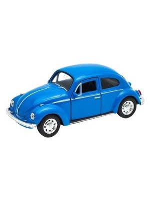 Carrinho Brinquedo Carro De Ferro com Fricção Fusca Fusquinha Colecionador Abre portas e Capô