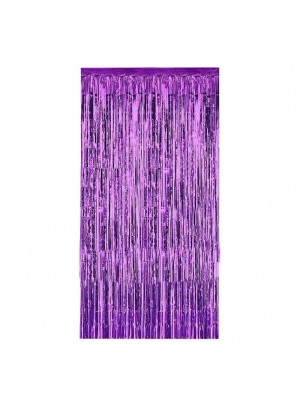 Cortina Brilhante Metalizada Texturizada 1x2m Decoração Halloween Natal Eventos