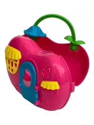 Casinha De Boneca Com Pets Animais De Estimação Brinquedo