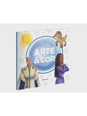 Livro para Colorir Wish Arte e Cor Desenhos e Historia Infantil