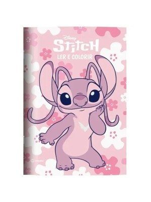 Livro Ler e colorir Angel Folheto Disney Folheto