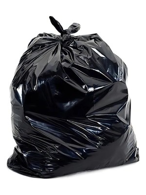  Saco de Lixo Plastico Cor Preto Capacidade 100 Litros com 5 unidades
