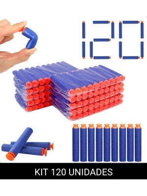 REFIL MUNIÇÃO DARDOS PARA PISTOLA EM EVA COM VENTOSA KIT