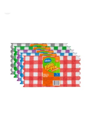 Pano para Pia Alklin Estampado 25 × 25 cm – Alta Absorção, Lavável e Decorado para Cozinha e Lavanderia