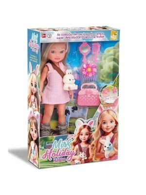 Boneca Miss Holiday Haras Coelho com acessorios