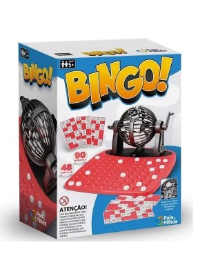 Super Bingo Pais & Filhos – Globo com 90 Bolas e 48 Cartelas