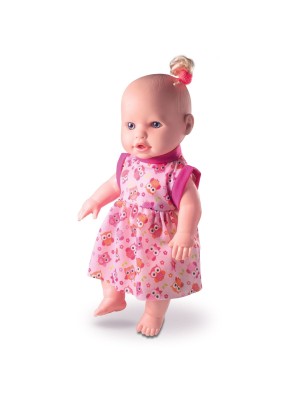 Boneca Sapekinha Primeiros Sons Milk 478 33cm com Som Interativo Infantil Menina Brinquedo Educativo