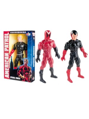 Boneco de Ação American Patrol 34cm – Soldado Colecionável Resistente