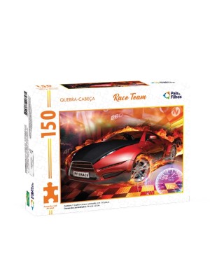 Quebra-Cabeça Infantil Race Team 150 Peças Pais & Filhos – Educativo e Divertido