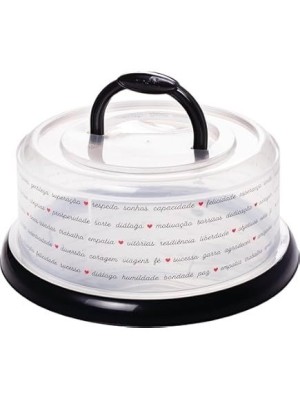 Queijeira Plasútil com Tampa Rosca Decorada – Linha Café da Manhã