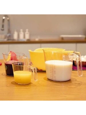 JARRA MEDIDAS KIT C/3PCS PLAST. 1L/500ML/250ML