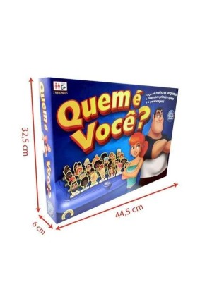 Jogo Quem é Você Pais & Filhos Clássico de Tabuleiro Infantil Educativo com Personagens e Cartas