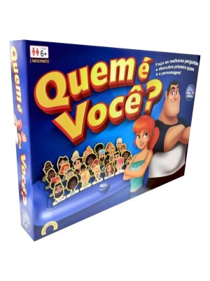 Jogo Quem é Você Pais & Filhos Clássico de Tabuleiro Infantil Educativo com Personagens e Cartas