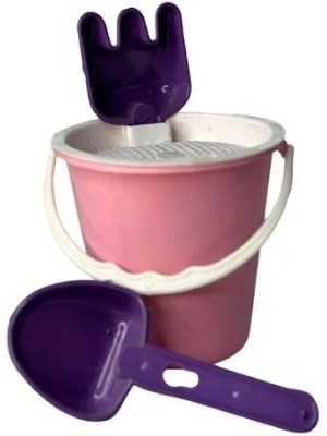 Kit Praia Infantil Completo Balde Pequeno c/4 Peças para Brincar na Areia