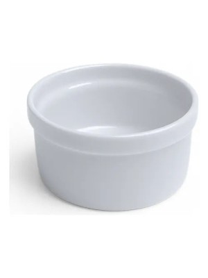 Ramequim Pequeno 77ml Porcelana Branca Terramada Linha Hotel e Mesa Posta