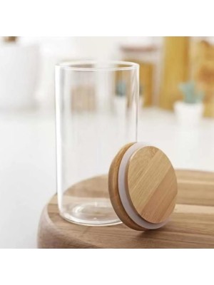 Pote Hermético de Vidro 250ml – Ideal p/ Temperos, Especiarias, Café e Grãos