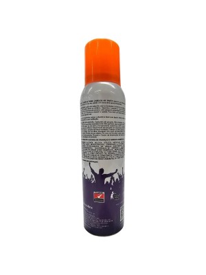 Tinta Spray Para Cabelo 150ml Laranja Neon Temporária Fácil Aplicação Para Festas Carnaval Cosplay e Eventos
