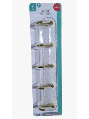 Gancho Multiuso 28x5,5cm Versátil para Organização de Casa, Escritório e Ambientes Pequenos