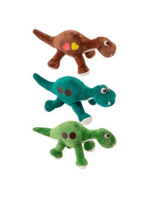 Brinquedo Pet Dinossauro de Pelúcia Poliéster 31x8,5x16,5cm