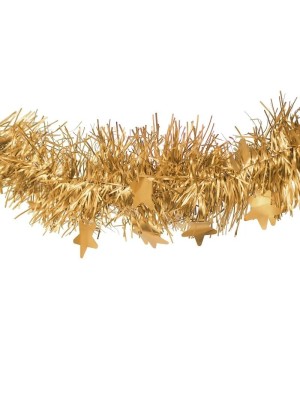 Festão Metalizado 2,00m x 9cm – Enfeite Natalino Tradicional para Árvores, Portas, Janelas e Vitrines