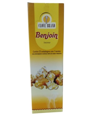 Incenso Benjoin c/25un Intimate – Aroma Doce e Relaxante com Resina Natural para Purificar Ambientes