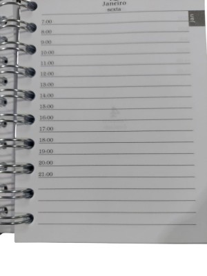 Agenda Social 2026 Wire-O 11x15cm – Planejamento Diário, Capa Dura, Design Moderno e Formato Portátil para Organização Pessoal e Profissional