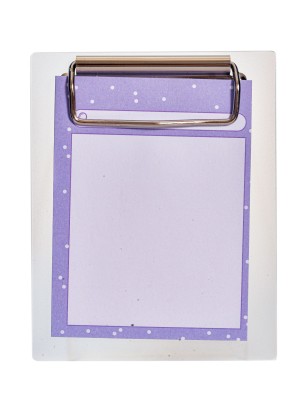 Nota Sticker com Mini Prancheta 7,5x10cm WinPaper by Fiorella Sotti Bloco Adesivo 40 Folhas Papelaria Criativa para Escritório, Estudos e Presentes