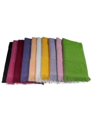 Toalha Social Slim Lisa 23x36cm 22g Verde Folha Escuro Secagem Rápida e Toque Suave para Mãos