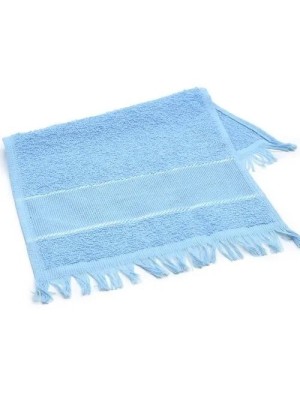 Toalha Social Slim Lisa 23x36cm 22g Azul Bebe Secagem Rápida e Toque Suave para Mãos