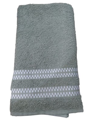 Toalha de Banho Silver 130x60cm Verde Envelhecido Macia e Alta Absorção