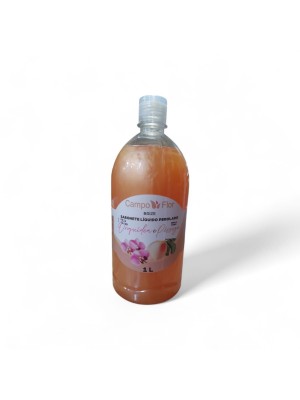 Sabonete Líquido Orquídea e Pêssego 1L – Limpeza Suave para Mãos e Corpo com Aroma Floral Frutado
