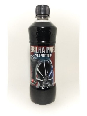 Limpa Pneu Líquido 485ml Efeito Pneu Pretinho para Brilho, Limpeza e Conservação Automotiva
