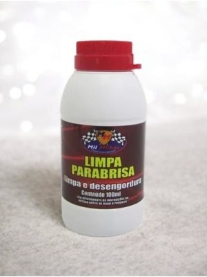 Limpa Parabrisa 100ml Concentrado Automotivo Remove Gordura, Insetos e Sujeira com Alto Rendimento