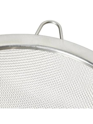 Peneira Inox 12cm com Cabo Longo – Peneira de Aço Inoxidável com Malha Fina para Coar Chá, Café, Sucos