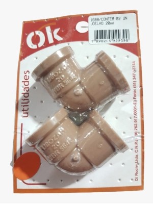 OK CONEXAO JOELHO 20MM C/2 UN. OK UTILIDADES