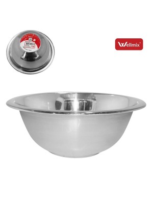 Tigela de Inox 14cm WX4434 – Tigela em Aço Inoxidável Resistente para Cozinha, Preparo de Alimentos, Servir e Uso Doméstico