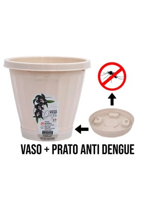 VASO N.35 C/PRATO 15L PALHA UNINJET