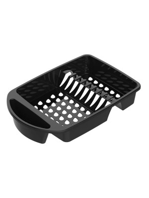 ESCORREDOR DE LOUCA PRETO 46X31,5CM UN.