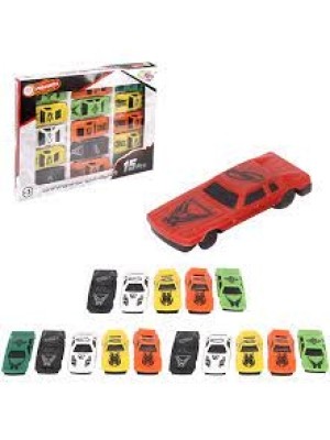 CARRO RODA LIVRE COLECAO NEW POWER CHAMPION C/15PCS UN. WELLMIX