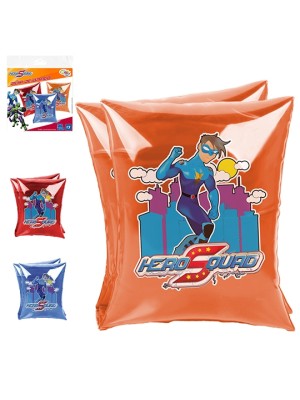 BOIA DE BRAÇO INFLAVEL HERO SQUAD 20X14CM