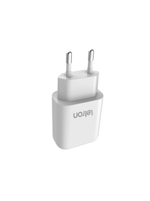 CARREGADOR FONTE USB BRANCO 2.4A LETRON