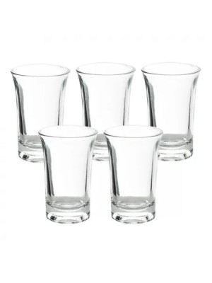 COPO DE VIDRO MERONA JOGO C/6 PECAS 65ML UN. INGA